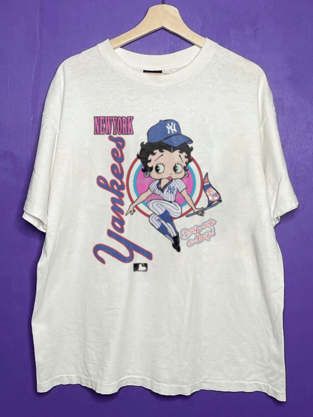 Hot Vintage New York Yankees Betty Boop Shirt, New York Yankees World Shirt Tee